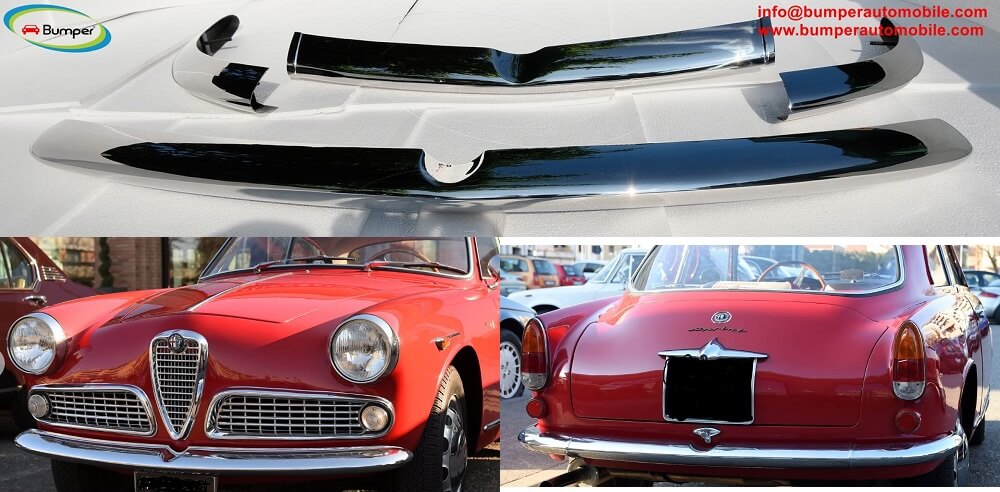 Alfa Romeo Giulietta Sprint Serie 750 and 101 (1954–1962) Bumpers