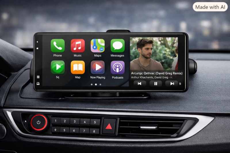 CarPlay & android auto  մոնիտոր նվագարկիչ էկրան մագ