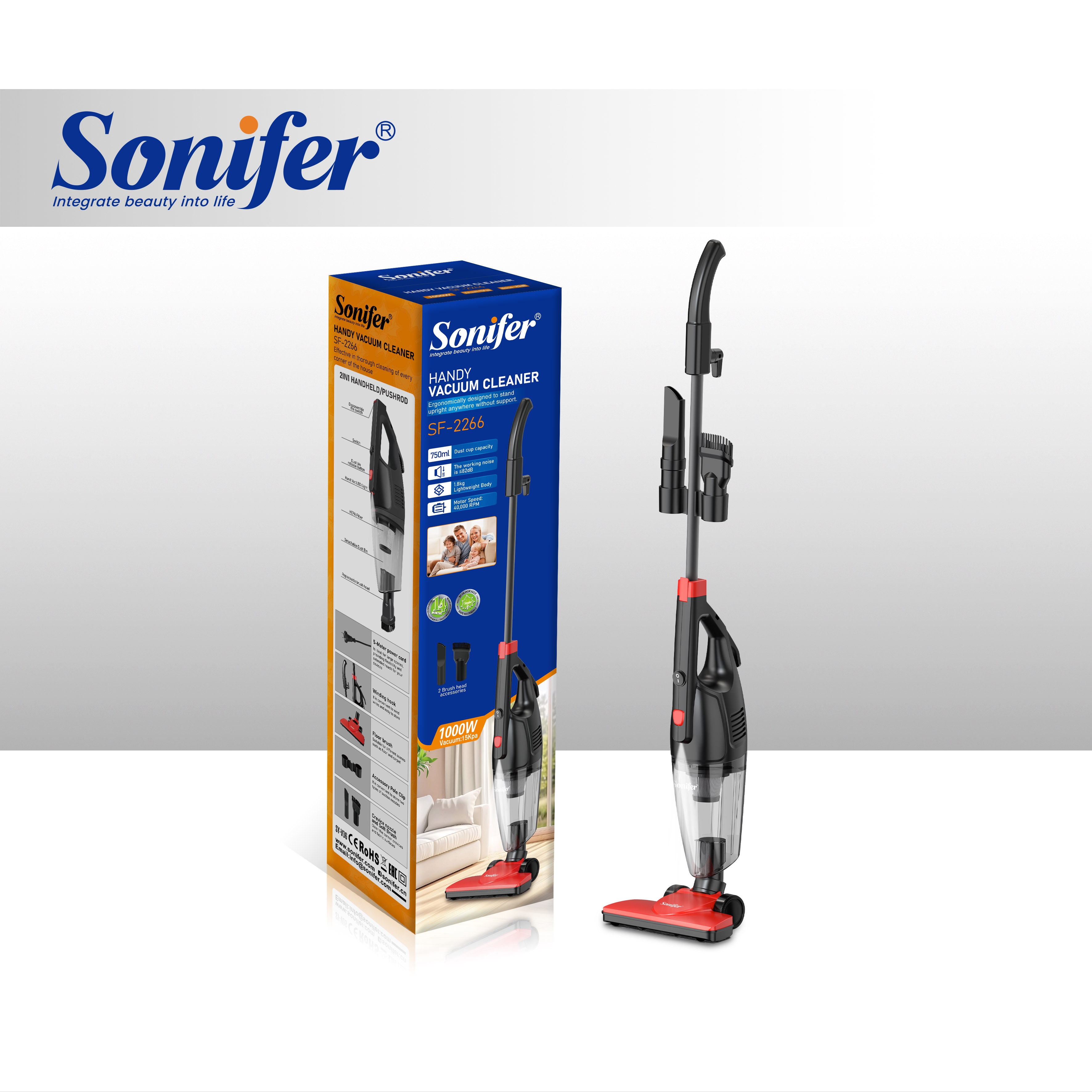 Փոշեկուլ (Пылесос) SONIFER SF-2266 Megashopping