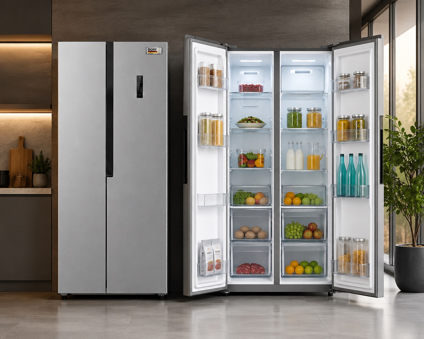 Սառնարան (Холодильник) DORF KD-318RW LED Megashopping