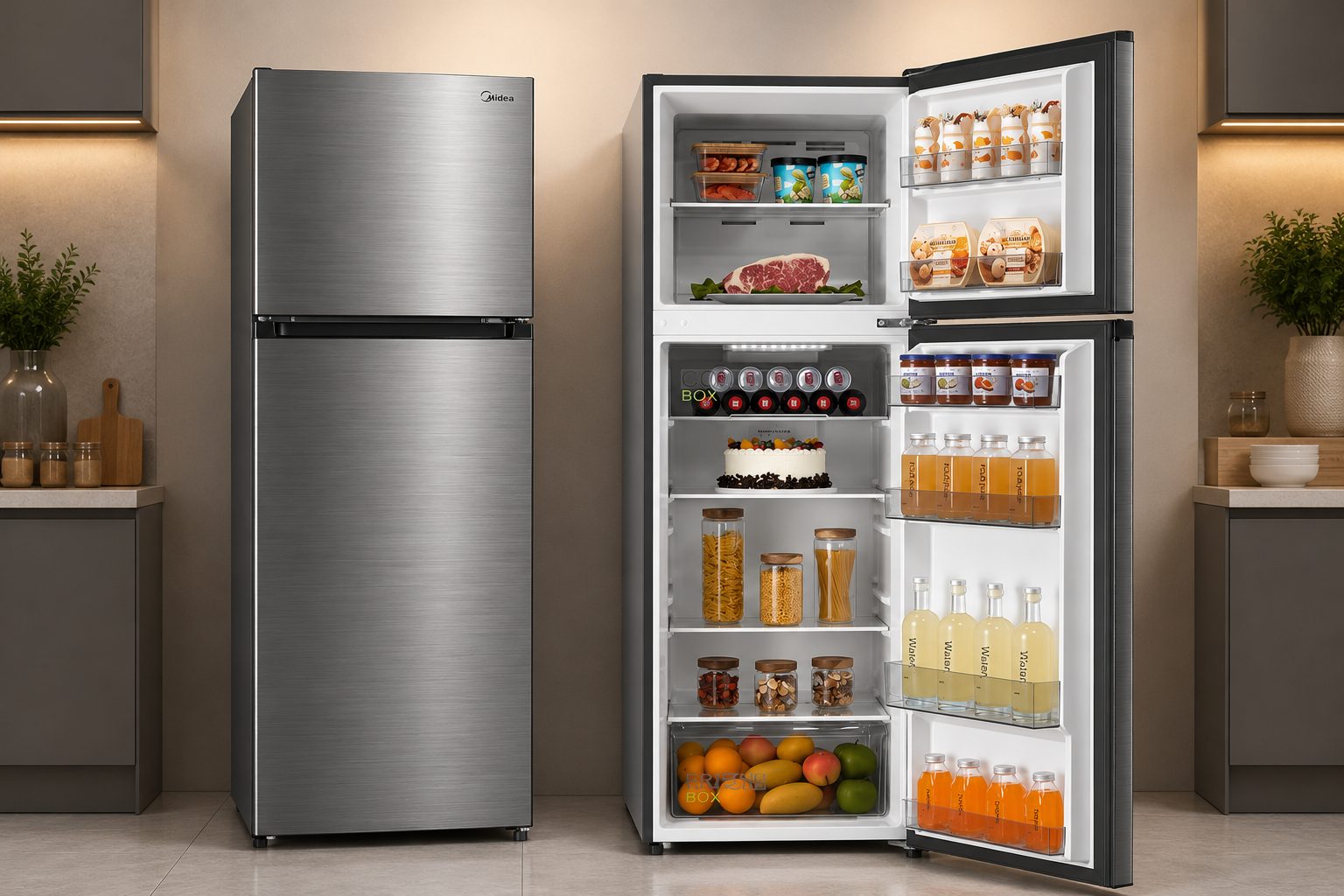 Սառնարան (Холодильник) MIDEA MDRT385MTF46 Megashopping