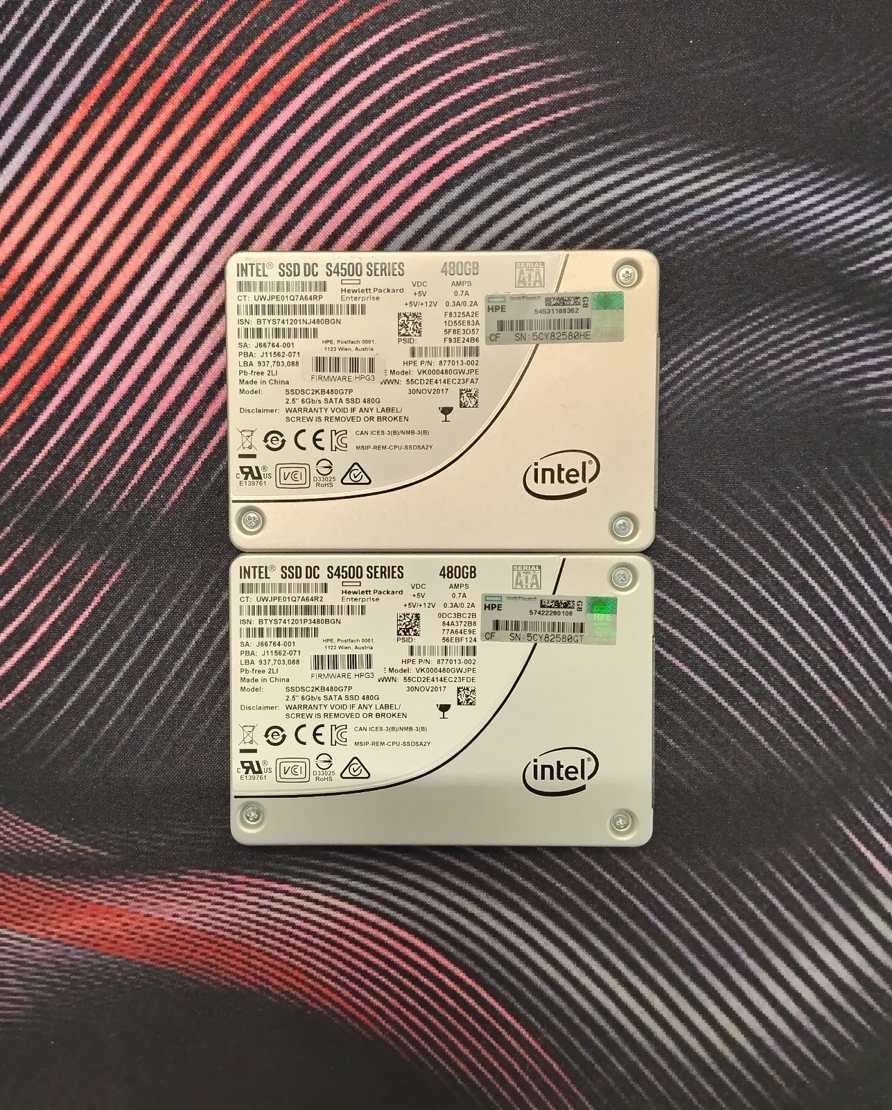 SSD Intel DC S4500 Series 480GB Corporate Model-SSDSC2KB480G7P