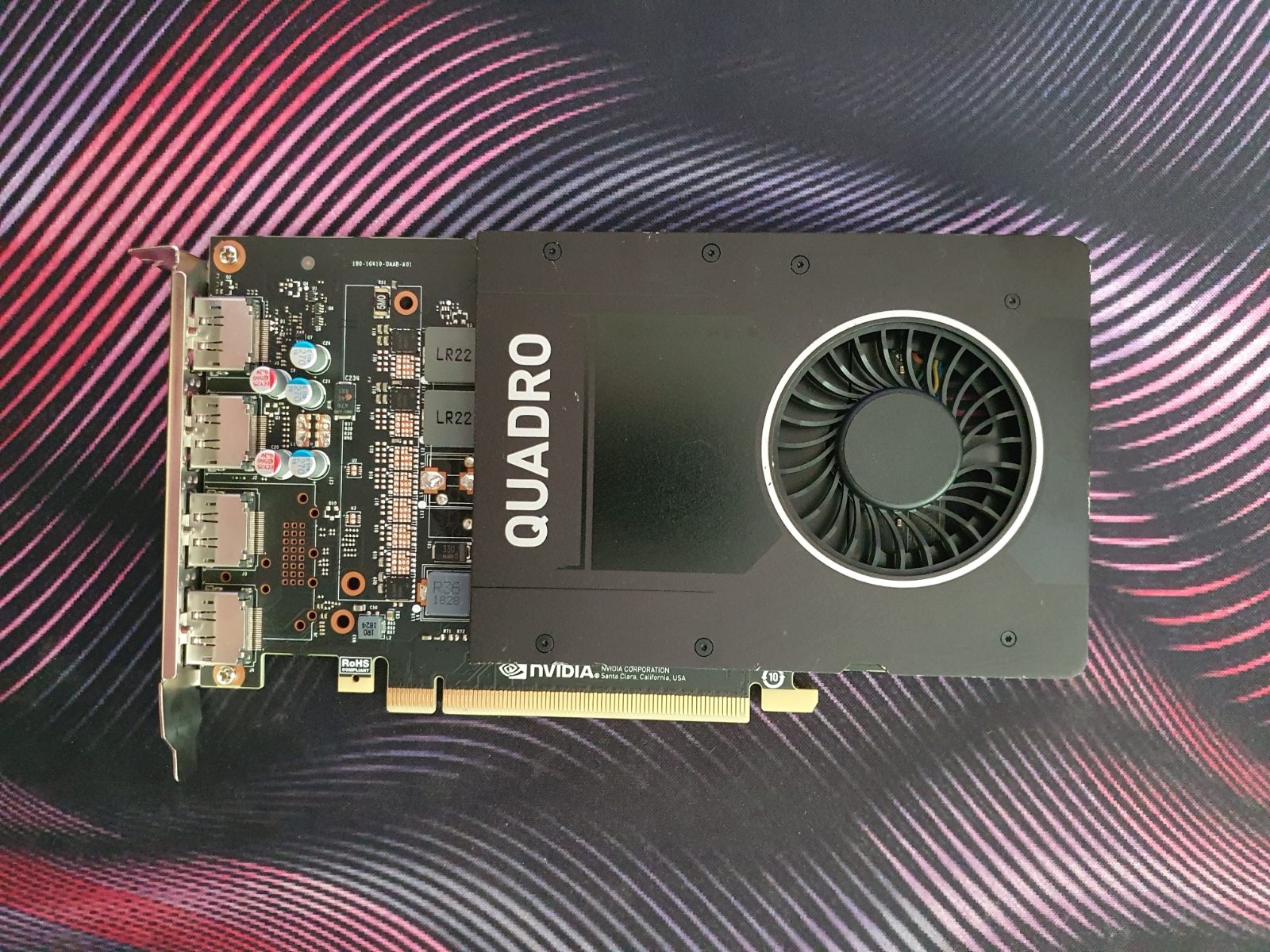 VGA PNY Nvidia Quadro P2000 5GB GDDR5 160bit Video out 4 * DisplayPort