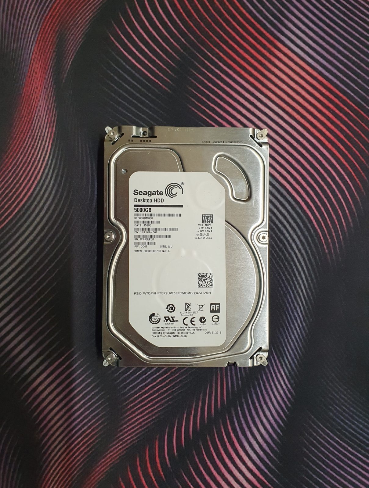 HDD Seagate 5TB SATA 6Gb/s 5900RPM Model-ST5000DM000