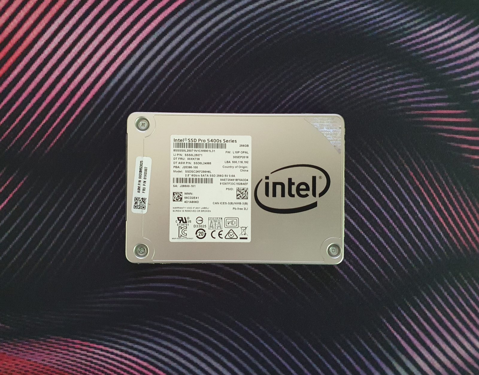 SSD Intel Pro 5400s 256GB 2.5-inch NAND TLC Model-SSDSC2KF256H6L