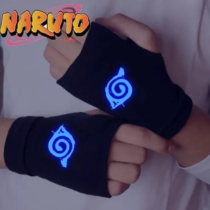 Naruto ձեռնոց մթության մեջ վառվող
