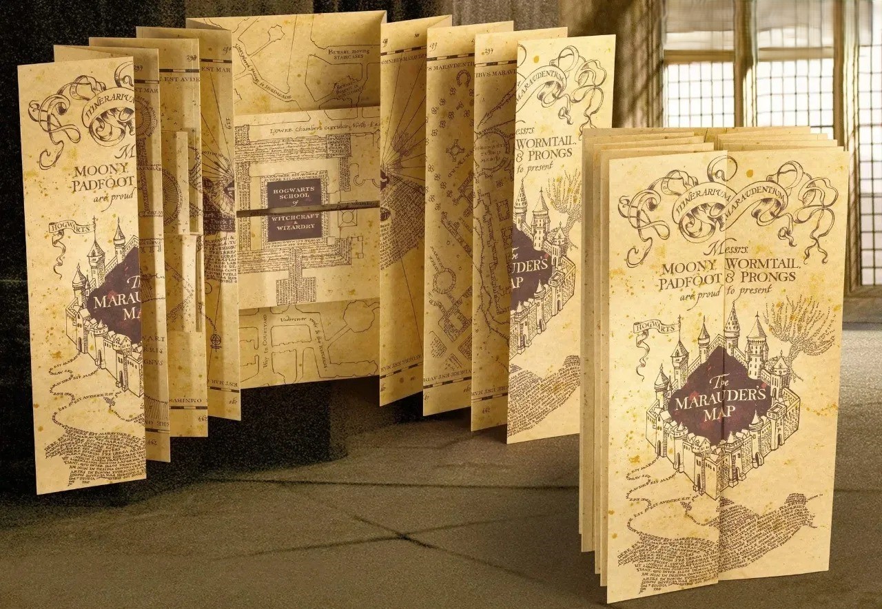 Harry Potter Hogwarts քարտեզ