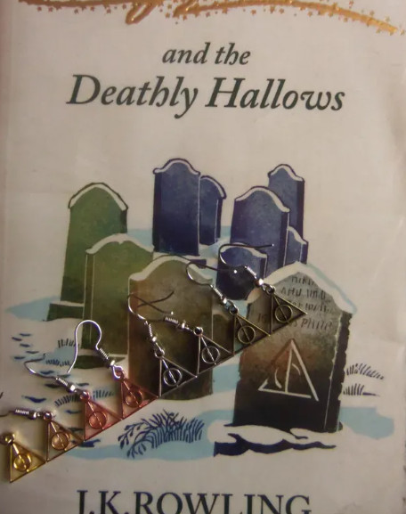 Harry Potter Deathly Hallows ականջօղ